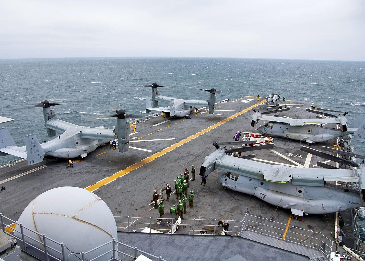 Bell Boeing CMV-22 Osprey na výsadkové letadlové lodi