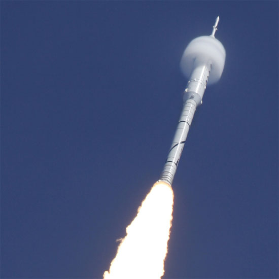 Raketa Ares I-X překračuje rychlost zvuku